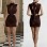 FW26 Pegky camel mini dress