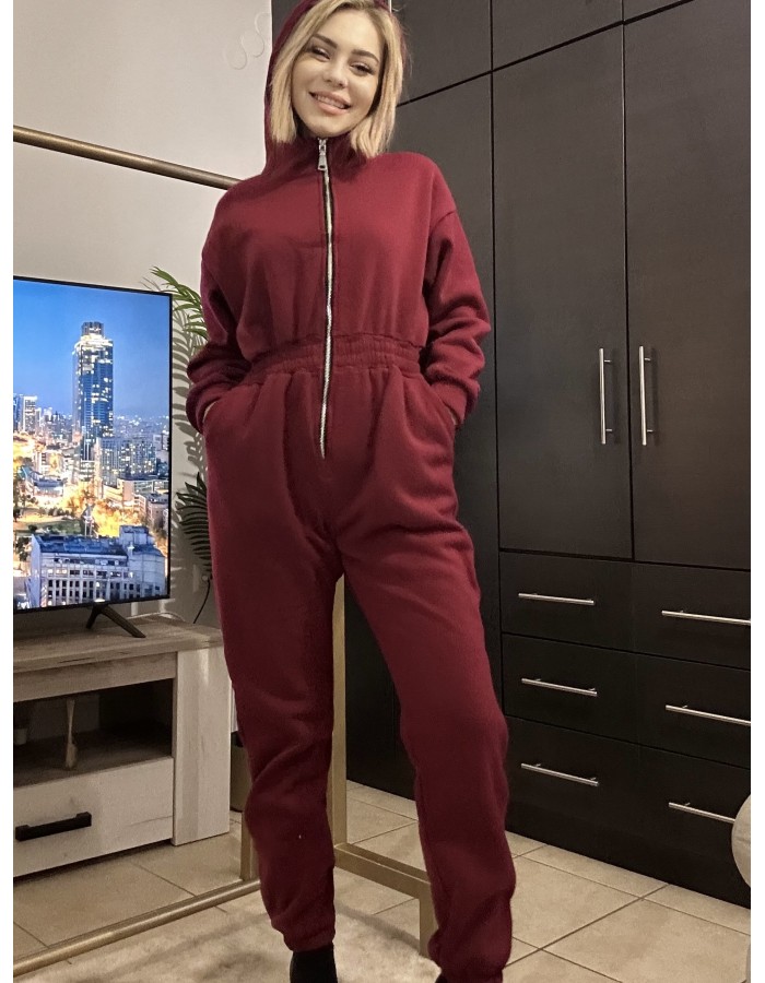 DIANA ολόσωμη με φλις και κουκούλα 