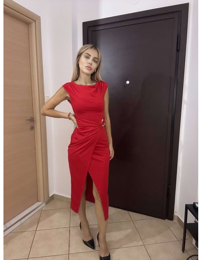 SS25 Tesy red dress
