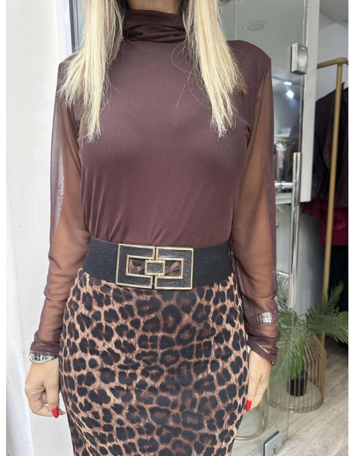 FW26 Celine black belt 