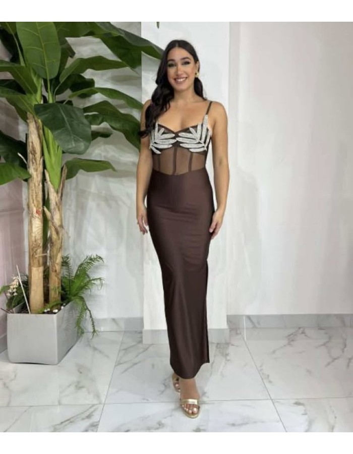 FW26 Maira brown dress