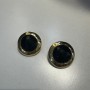 FW25 Gold black earrings 02