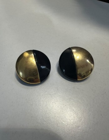 FW25 Black & gold earrings