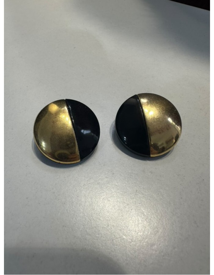 FW25 Black & gold earrings