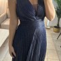 FW25 Luxury dress blue shine