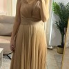 FW25 luxury dress gold